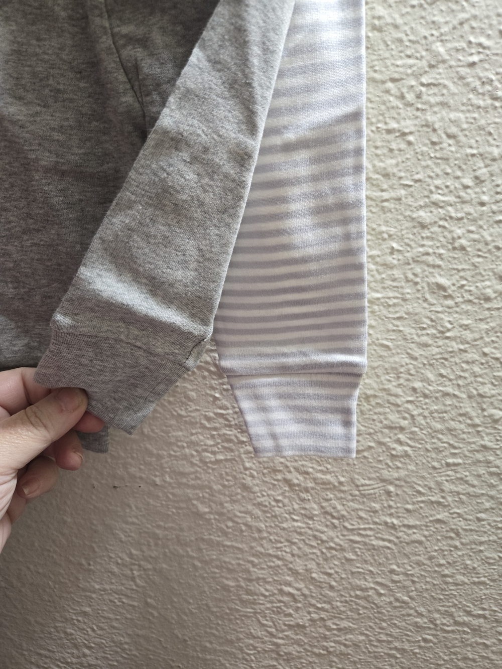 GAP Baby Gray and White Striped Joggers - Picture 6 of 6